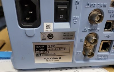 Осциллограф Yokogawa DL850 (демонстрационный)